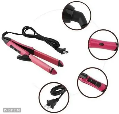 2 in 1 Hair Styler- Hair Curler  Straightener women Hair Styler_N57-thumb2