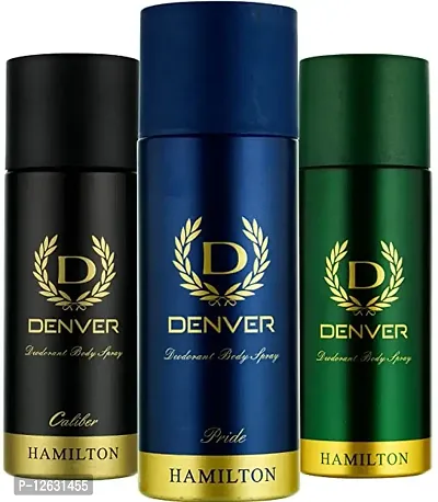 Denver Hamilton, Caliber and Pride Deo Combo (Pack of 3)