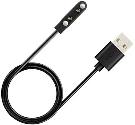 Smart mini w26 Cable, Watch Charger Magnetic 2 pin, Watch Charger 0.5 m Magnetic Charging Cable&nbsp;&nbsp;(Compatible with w26 smart watch, Multicolor, One Cable)