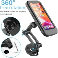 Bike Mobile Holder&nbsp;&nbsp;(Black)  - Waterproof Mobile Phone Holder Case with Touch Screen-thumb1