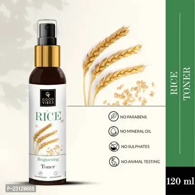 GOOD VIBES Rice Brightening Toner (120 ml)