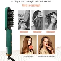 Hair Straightener Comb for Women  Men Hair Styler multicolor Straightener Brush Hair Straightener Brush&nbsp;set of 1&nbsp;-thumb2