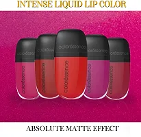 COLORESSENCE NEW INTENSE LIQUID LIP COLOR- LONG LASTING- ANTIQUE RUBY (ANTIQUE RUBY, 8 ml)-thumb1