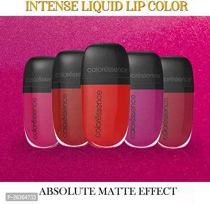 COLORESSENCE NEW INTENSE LIQUID LIP COLOR- LONG LASTING- ANTIQUE RUBY (ANTIQUE RUBY, 8 ml)-thumb2