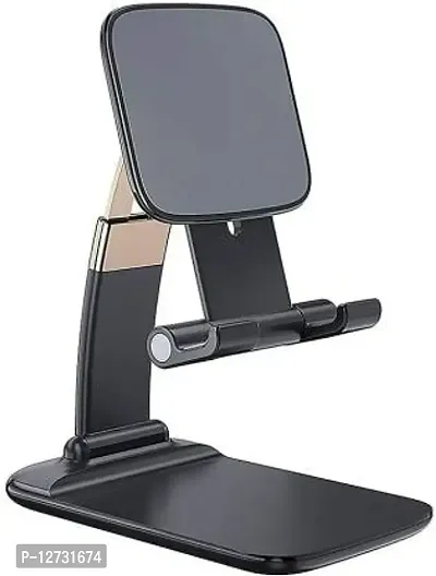 Foldable Mobile Stand Holder - L21 Angle  Height Adjustable Multi Angle Desk Cell Phone Holder Anti-Slip Mobile Holder-thumb0