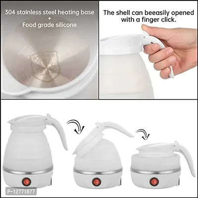 Travel Foldable Fast Boiling Portable Electric Kettle - Silicone Food  Grade_K30-thumb3