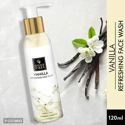 GOOD VIBES Vanilla - Refreshing Face Wash (120 ml)-thumb2