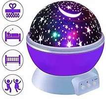 Romantic Sky Star Master Night Light Projector USB Lamp Led Projection Night Lamp With Energy Saving Mushroom Flower Lamp LED Night Light Colorful Automatic ON/Off Sensor  Bulb (Multicolor) Night Lamp&nbsp;&nbsp;(Multicolor)-thumb1