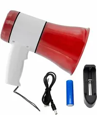 Portable 30W Handheld Megaphone Loud Speaker Recording Speaker USB  SD Card Handheld Megaphone - Built-in Siren 30W Talk, Record, Play, Siren, Music Red Indoor, Outdoor PA System&nbsp;&nbsp;(30 W)_MP133-MegaPhone53-thumb2