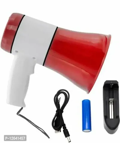 Portable 30W Handheld Megaphone Loud Speaker Recording Speaker USB  SD Card Handheld Megaphone - Built-in Siren 30W Talk, Record, Play, Siren, Music Red Indoor, Outdoor PA System&nbsp;&nbsp;(30 W)_MP133-MegaPhone53-thumb3