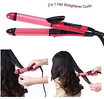 Hair straightener NHC-2009 2 in 1 Hair Straightener Plus Curler Machine_N33-thumb2