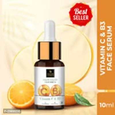 Good Vibes Vitamin C  Vitamin B3 Skin Glow Serum, 10 ml With Anti Aging Properties Helps Reduce Fine Lines and Wrinkles, Naturally Glowing Face Serum For All Skin Types