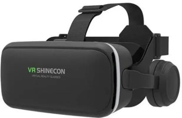 VRBOX SHINE07 Virtual Reality Headset Glasses Anti-Radiation Adjustable Screen and Lense Headband&nbsp;&nbsp;(Smart Glasses, Black)_SCVR1BX314