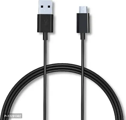 Fast charge 1.2m Micro USB sync  charge cable 1.2 m Micro USB Cable&nbsp;(Compatible with Mobile, Laptop, Black, One Cable)