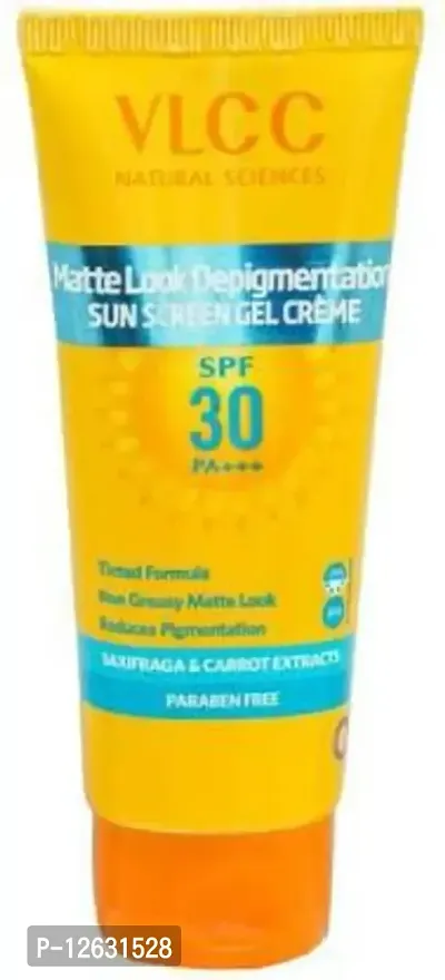 VLCC NEW MATTE LOOK DEPIGMENTATION SUN SCREEN GEL CREME - SPF 30 PA+++&nbsp;&nbsp;(100 g)