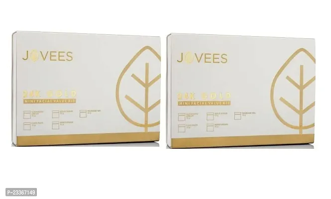 Jovees 24 Carat Gold Mini Facial Value Kit - Pack of 2