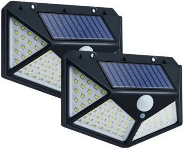 Solar Interaction Wall Lamp Solar Powered Light (pack Of 2)