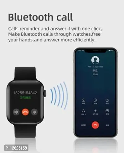 T55 Smartwatch&nbsp;&nbsp;(Black  Strap, Medium)-thumb3