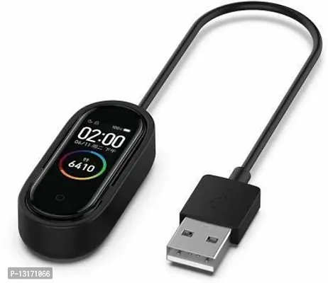 USB Charger for Smart Band 4 0.2 m Power Sharing Cable (Compatible with Band 4, Black, One Cable) 0.2 m Power Sharing Cable&nbsp;&nbsp;(Compatible with Mi Band 4, Mi M4, Black)-thumb0