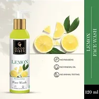 GOOD VIBES Lemon - Refreshing Face Wash (120 ml)-thumb1