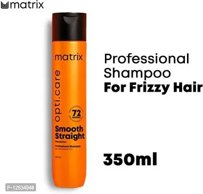 Matrix Opti Care Smooth Straight Professional Shampoo for Ultra Smooth Frizz-free Hair with Shea Butter, Paraben Free&nbsp;&nbsp;(350 ml)_SMP-8MX43-thumb0