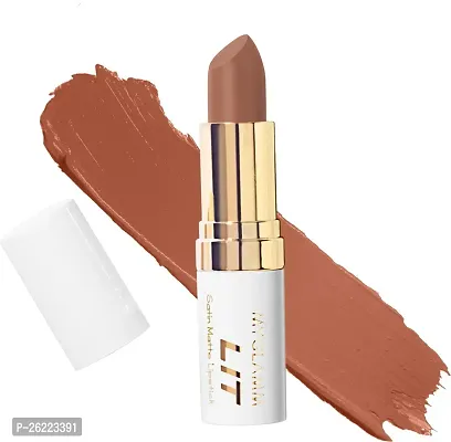 MyGlamm LIT Satin Matte Lipstick (KUWTK, 4.5 g)-thumb3