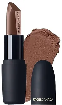 FACES CANADA Weightless Matte Hydrating Lipstick with Almond Oil (Pretty Sepia 08, 4.5 g)-thumb1