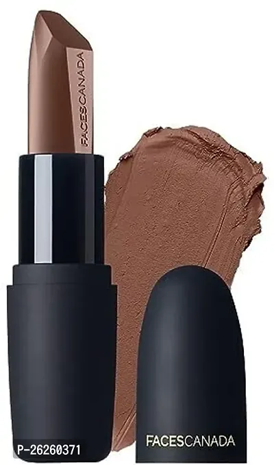 FACES CANADA Weightless Matte Hydrating Lipstick with Almond Oil (Pretty Sepia 08, 4.5 g)-thumb2