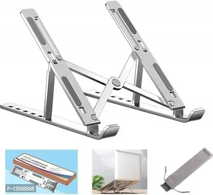 Laptop Stand Adjustable Computer Stand Ergonomic Portable Tablet Stand(Aluminum) Laptop Stand Adjustable Stand-thumb0