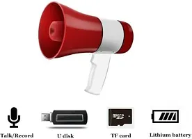 Portable 30W Handheld Megaphone Loud Speaker Recording Speaker USB  SD-Card Handheld Megaphone - Built-in Siren 20W Talk, Record, Play, Siren, Music Red Outdoor PA System&nbsp;&nbsp;(30 W)_MP155-MegaPhone75-thumb1