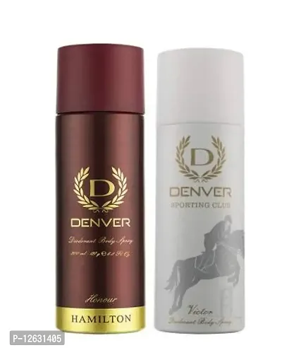 Denver Hamilton Honour  Victor Deodorant For Men (165ml) (Pack of 2)