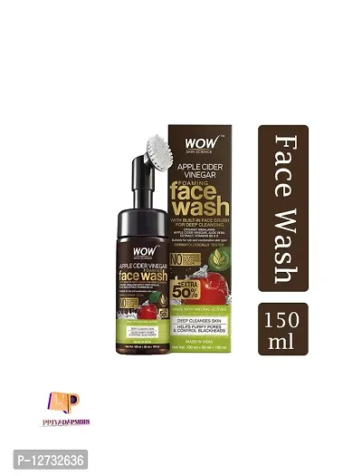 WOW Skin Science Apple Cider Vinegar Foaming Face Wash 150ml