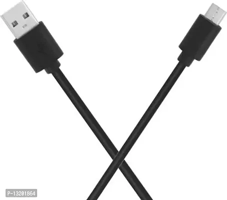 1 Mtr Micro USB Cable&nbsp;(Compatible with Mobiles, Power Banks, Tablets, Media Players, Black, One Cable)