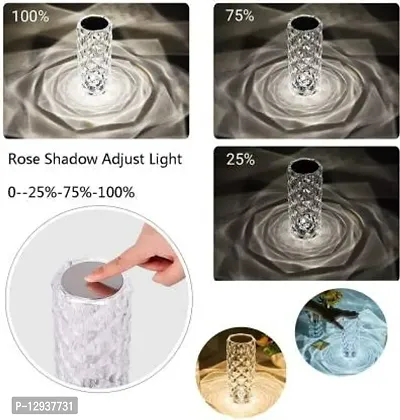 Crystal Diamond Table Lamp Color Changing, Touch Control