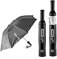 Portable Umbrella with Bottle Cover for UV Protection and Rain-thumb1