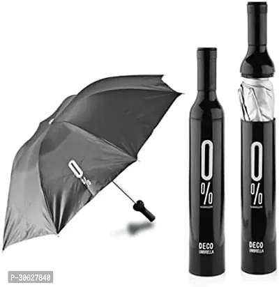 Portable Umbrella with Bottle Cover for UV Protection and Rain-thumb2