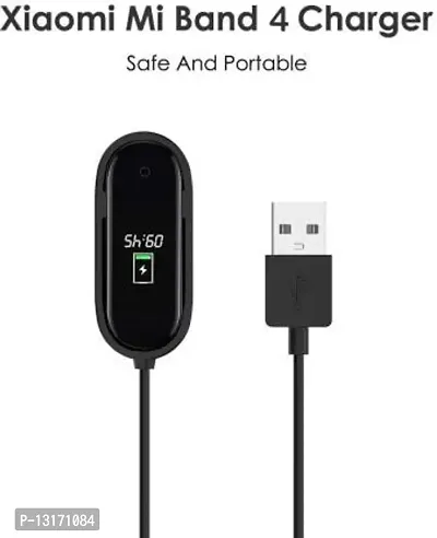 USB Charger Cable for Xiaomi MI Band 4(Black) Fitness Band (Black, Pack of 1) 0.15 m Micro USB Cable (Compatible with Fitness band, Black) 1 m Power Sharing Cable&nbsp;&nbsp;(Compatible with wrist watch, Black)