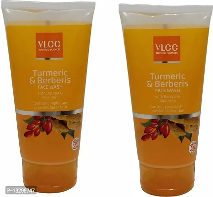 VLCC EPIC Turmeric  Berberis Face Wash (300 ml) - Pack of 2 (150 ml each)-thumb0