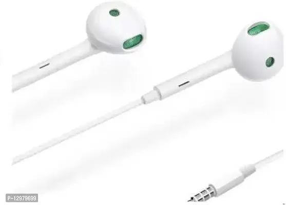 3.5MM Deep Bass For O_PPO Reno Series Wired Headset&nbsp;&nbsp;(White, Green, In the Ear)-thumb0