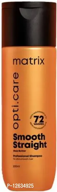 Matrix Opti Care Smooth Straight Professional Shampoo for Ultra Smooth Frizz-free Hair with Shea Butter, Paraben Free&nbsp;&nbsp;(200 ml)_SMP-8MX26-thumb3