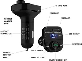 Bluetooth Device with 3.5mm Connector, Audio Receiver, Car Charger, FM Player, MP3 Player&nbsp;(Black)-thumb1