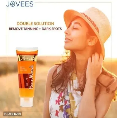 Jovees De-Tan Face Wash, Improves Skin Clarity - Pack of 4 (50 ml X 4 = 200 ml)-thumb2