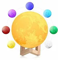 3D Printing Moon Lamp/ Lunar Moonlight Lamp/ Moon Shaped (15 cm) Night Lamp Night Lamp&nbsp;&nbsp;(12 cm, White, Yellow, Red, Blue, Green)-thumb2