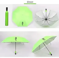 Portable Umbrella with Bottle Cover for UV Protection and Rain-thumb1