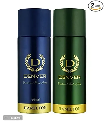 Denver Hamilton and Pride Combo Deodorant Spray for Men Combo (330 ml, Pack of 2)-thumb0