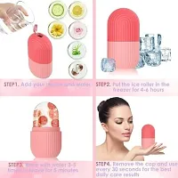 Facial Ice Roller For Glowing  Tighten Skin Reusable Silicone Ice Roller Massager-thumb2