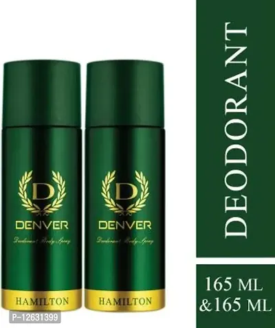 Denver Hamilton Deo Combo (Pack of 2) Deodorant Spray - For Men&nbsp;&nbsp;(330 ml, Pack of 2)