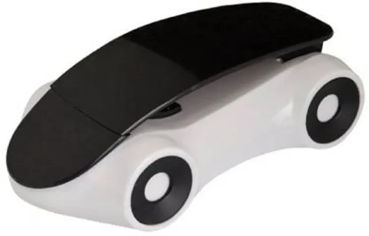 Car Shape Mobile Holder with Double Grip Holder for Smartphones