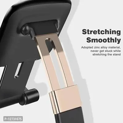 Adjustable and Foldable Desktop Phone Holder Stand for Phone Compatible with All Mobile Phone/iPad/Tablets Mobile Holder-thumb2