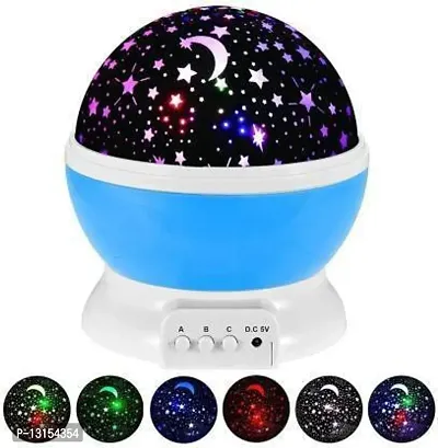 digital Star Master Dream Rotating Projection Lamp, Star Master Projector Lamp with USB Wire Turn Any Room Into A Starry Sky Colorful LED Night Lamp, Night Bulb, Night Light (Multi Color) Night Lamp Night Lamp&nbsp;&nbsp;(Multicolor)-thumb2